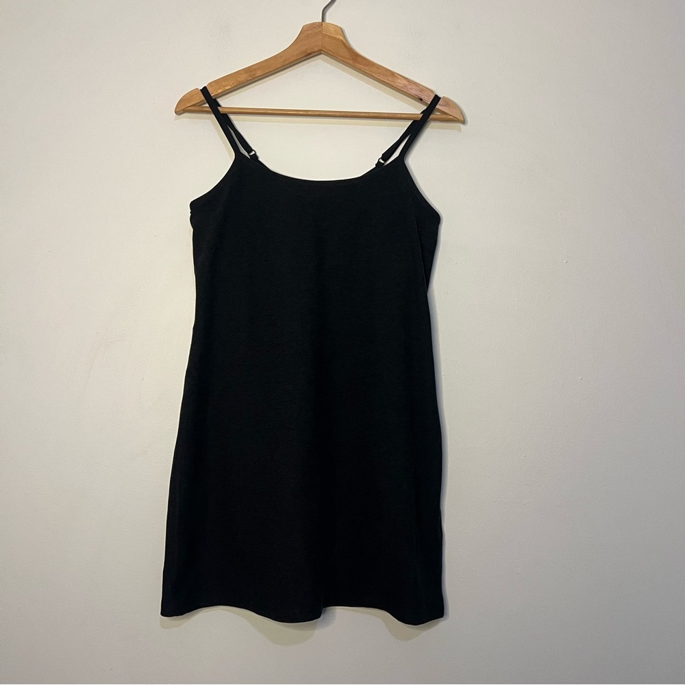 Beyond Yoga Essence SPACEDYE black Mini Dress size small - Picture 2 of 10